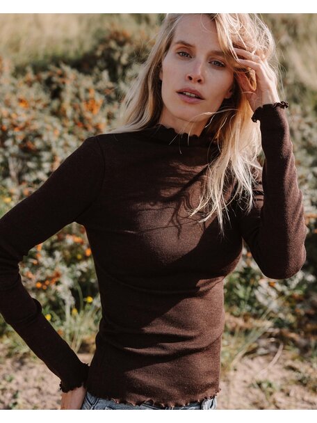 Unaduna Kate long sleeve turtleneck - kladdkaka