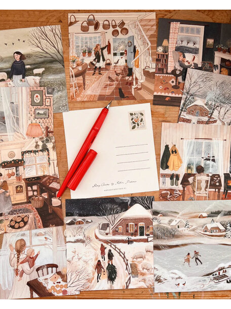 Robin Pieterse Card set - winter dreams