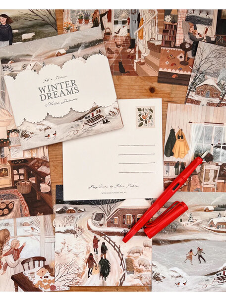 Robin Pieterse Card set - winter dreams