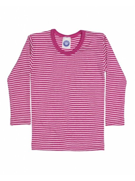 Cosilana Kids Longsleeve Striped Wool/Silk - Pink