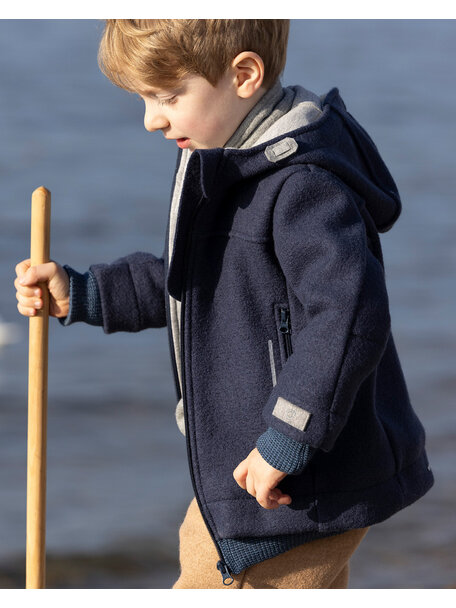 Disana Outdoor jacket boiled wool - indigo