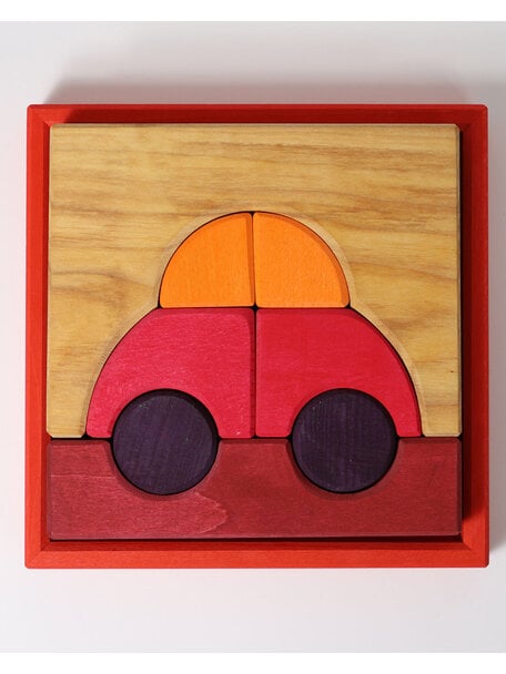 Grimm's Building set red - car