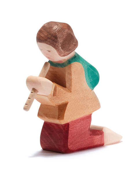 Ostheimer Shepherd playing the flute