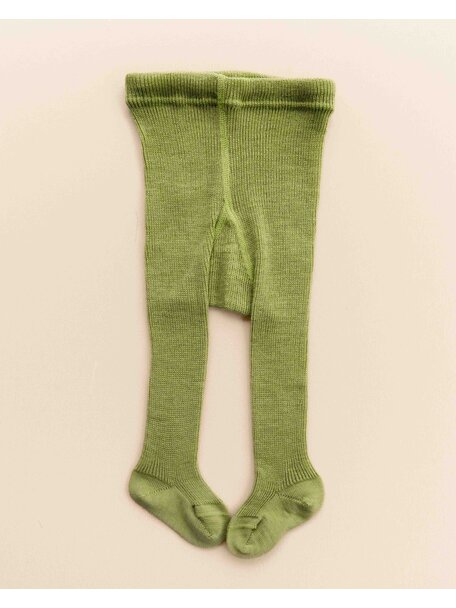 Grödo Baby Tights Wool - Moss green