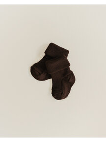 Unaduna Tiny rib baby socks made of wool - kladdkaka