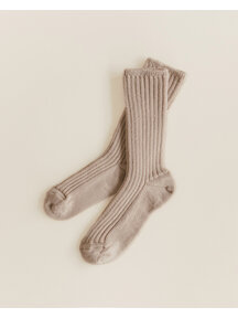 Unaduna Thick women's and men's socks made of wool - maca