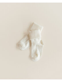 Unaduna Tiny rib children's socks made of wool - munkki