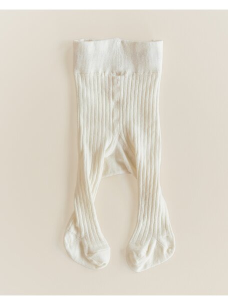 Unaduna Ribbed baby tights - munkki