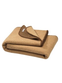 Disana Wool double face blanket - hazelnut/caramel