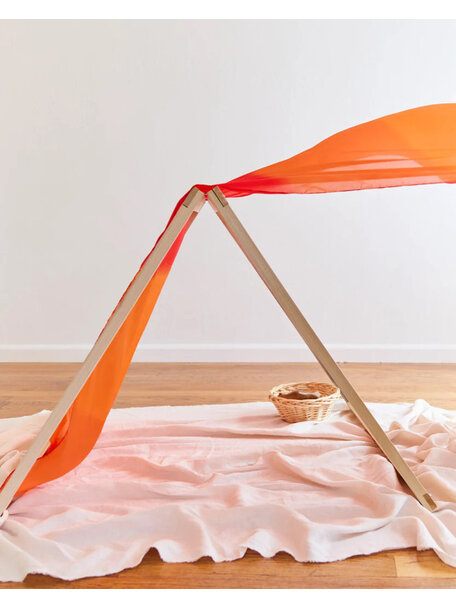 Sarah's Silks Play cloth giant silk - fire