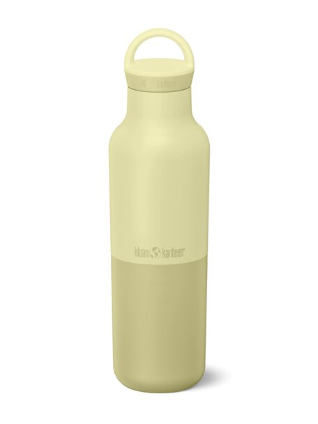 Klean Kanteen Insulated Classic bottle 592 ml with arch loop cap - wax yellow