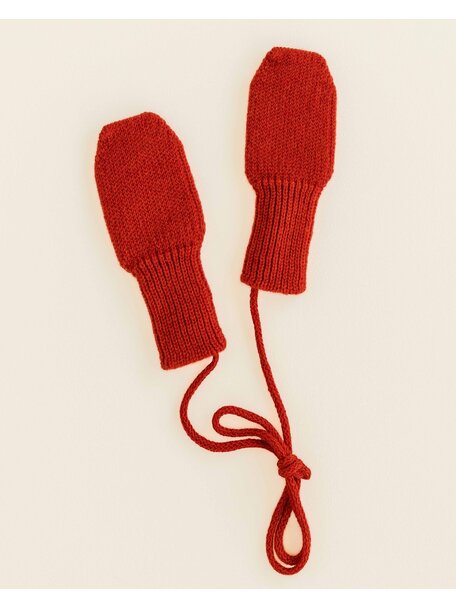 Hvid Mittens - red