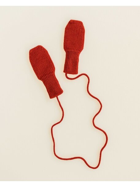 Hvid Mittens - red