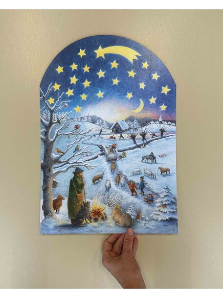 Ute Gerstenmaier Advent calendar - winter evening