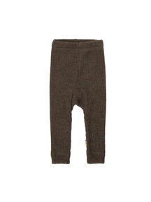 Joha Heavy rib pants wool  - brown melange
