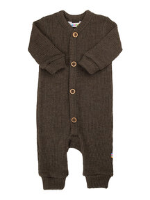 Joha Heavy rib jumpsuit - brown melange