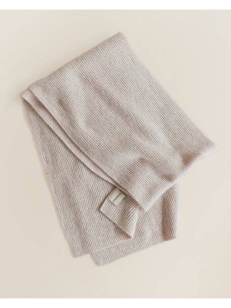 Unaduna Merino wool scarf - maca