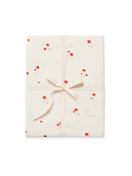 Garbo & Friends Single fitted sheet - poppy
