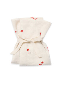 Garbo & Friends Muslin cloths - poppy (2 pieces)