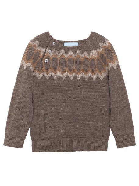 Serendipity Alpaca Children's sweater - earth