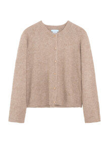 Serendipity Women's alpaca cardigan Suri - beige