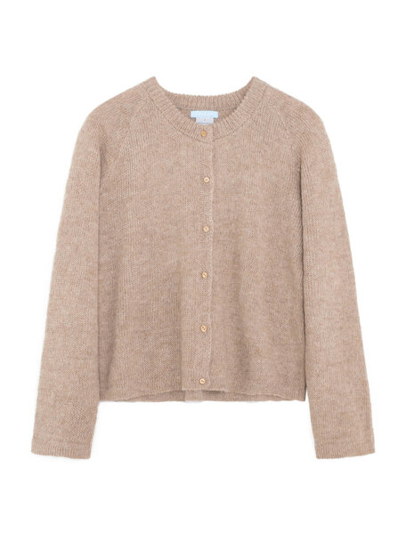 Serendipity Women's alpaca cardigan Suri - beige