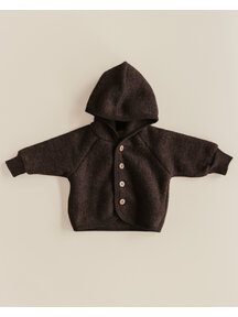 Unaduna X Engel Wool Fleece Jacket - cocoa