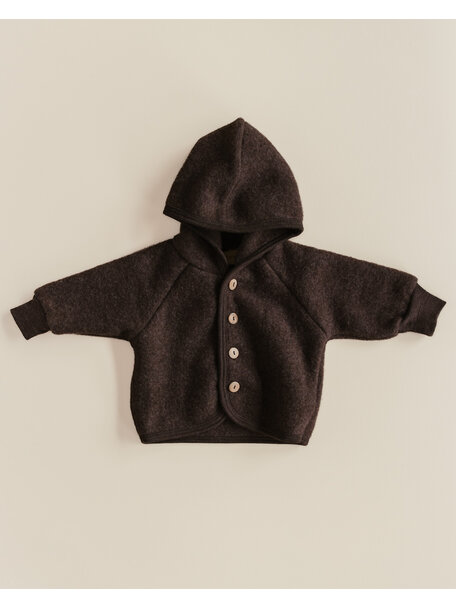 Unaduna X Engel Wool Fleece Jacket - cocoa