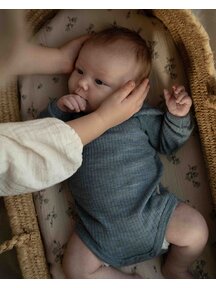 Unaduna Wrap around body wool rib - nila