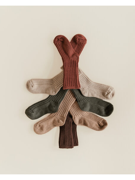 Unaduna Thick children's socks made of wool - kladdkaka