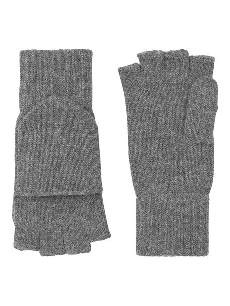 Apu Kuntur Mittens from alpaca wool - grey