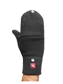 Apu Kuntur Mittens from alpaca wool - black