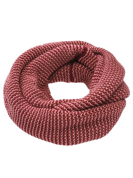 Disana Loop scarf - cassis/soft pink