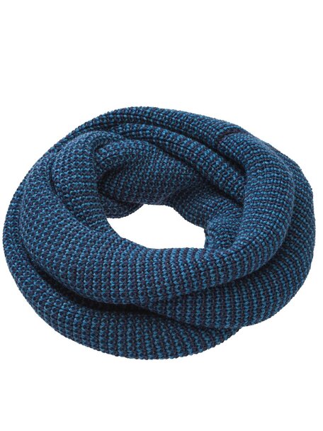 Disana Loop scarf - indigo/ dove blue