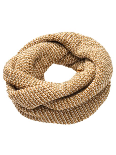 Disana Loop scarf - toffee/naturel