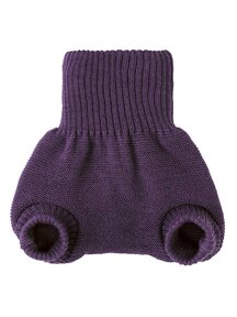 Disana Overpants Organic Wool - aubergine