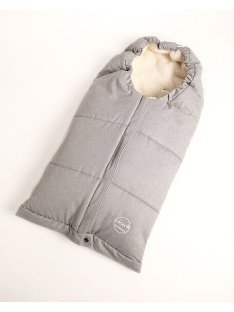 Naturkind Wool footmuff Emma - mottled grey