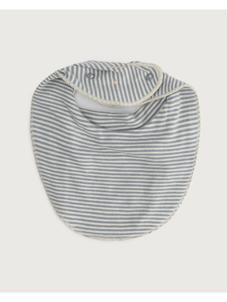 Gray Label Baby bib - stone grey/cream