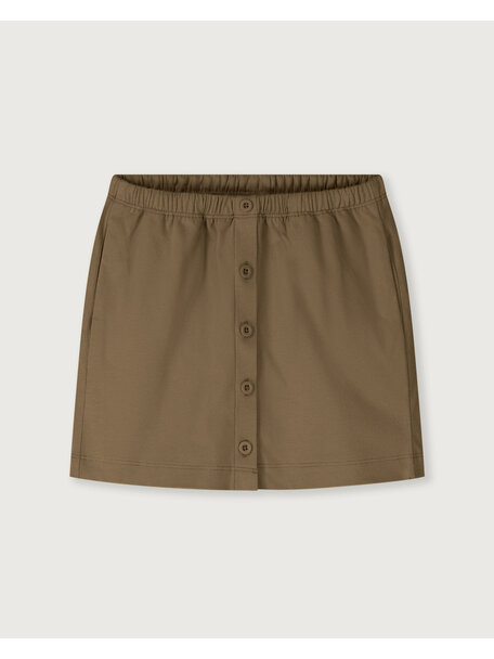 Gray Label Children's skirt with buttons - woody