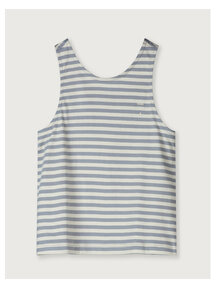 Gray Label Oversized sleeveless children's top - stone grey/cream