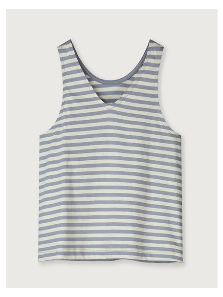 Gray Label Oversized sleeveless children's top - stone grey/cream