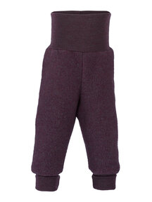 Engel Natur Trousers Wool Fleece - purple  - 50-56