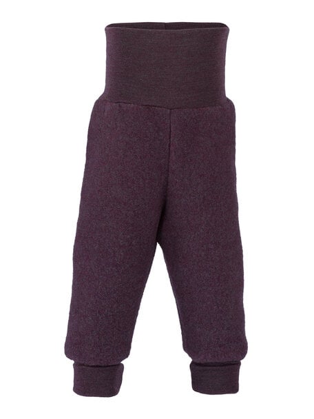 Engel Natur Trousers Wool Fleece - purple  - 50-56