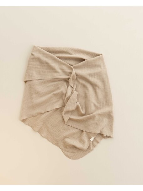 Unaduna Baby blanket made of wool/silk - maca