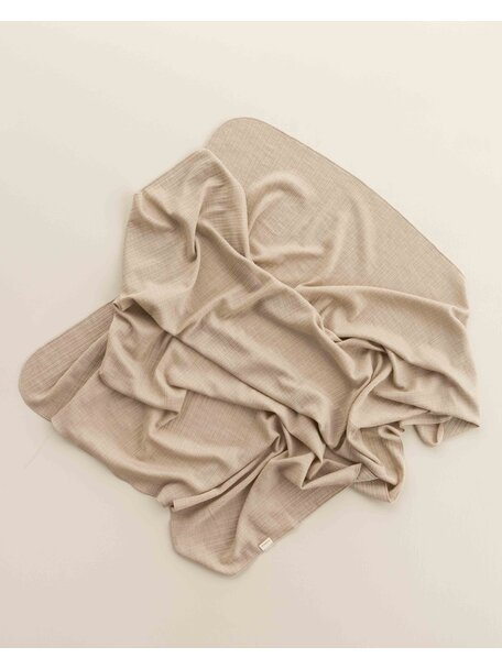 Unaduna Baby blanket made of wool/silk - maca