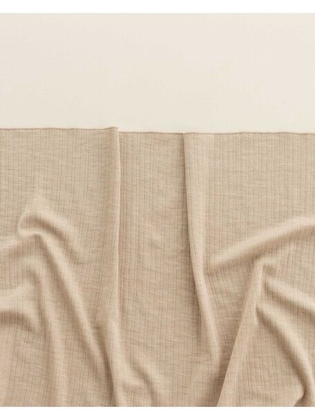 Unaduna Baby blanket made of wool/silk - maca