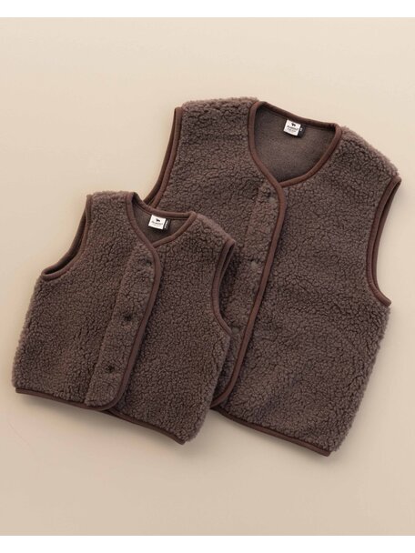Alwero Women's woolen vest TYB - choco