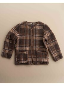 Alwero Women's woolen vest Koru - scotch cold brown