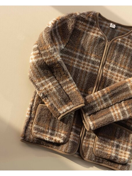 Alwero Women's woolen vest Koru - scotch cold brown