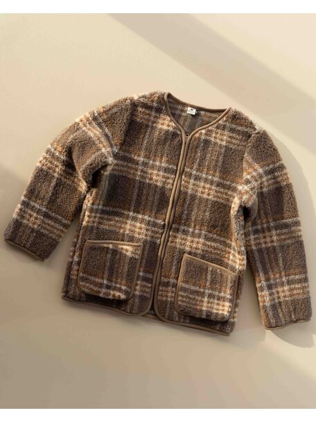 Alwero Women's woolen vest Koru - scotch cold brown